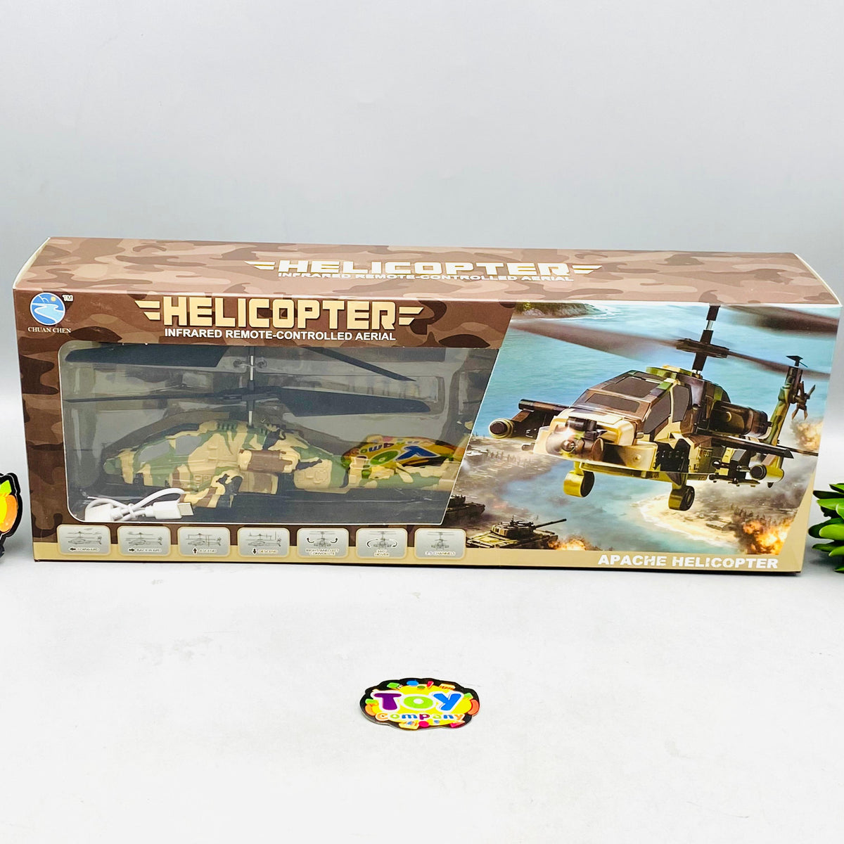 Army Themed RC Flying Helicopter