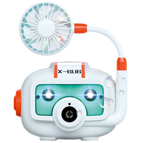 Automatic Bubble Blowing Camera With Fan