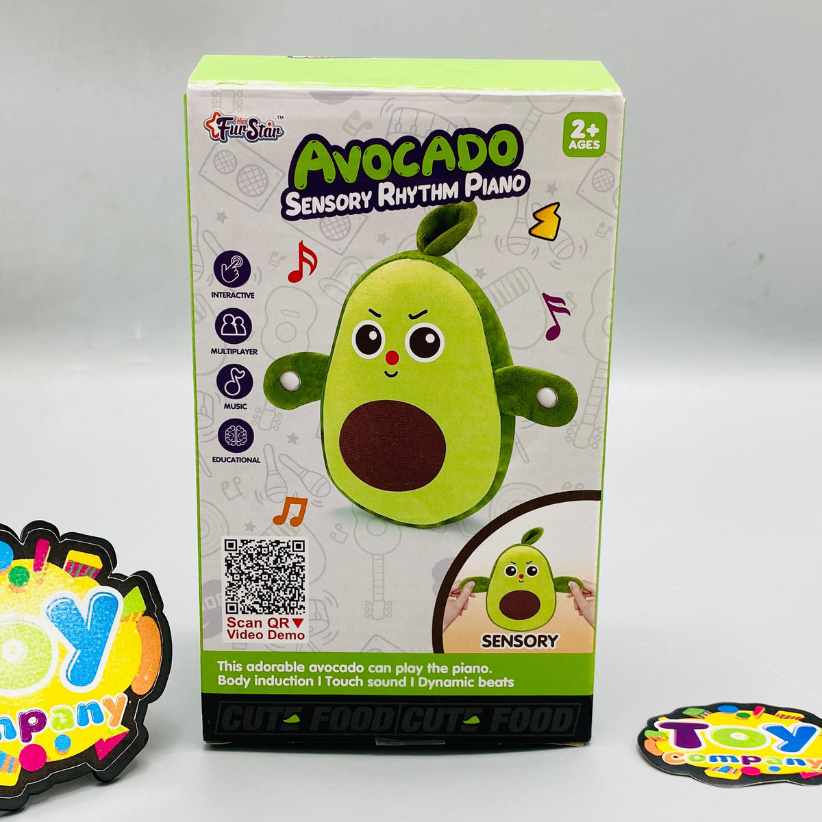 Kids Avocado Sensory Rhythm Toy 