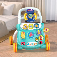 Multi-functional Baby Activity Musical Walker With Light - Green