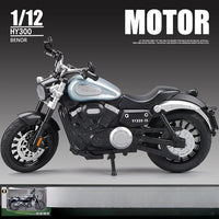 1:12 Diecast BENDA Chinchilla HY300  Model Bike