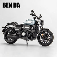 1:12 Diecast BENDA Chinchilla HY300  Model Bike