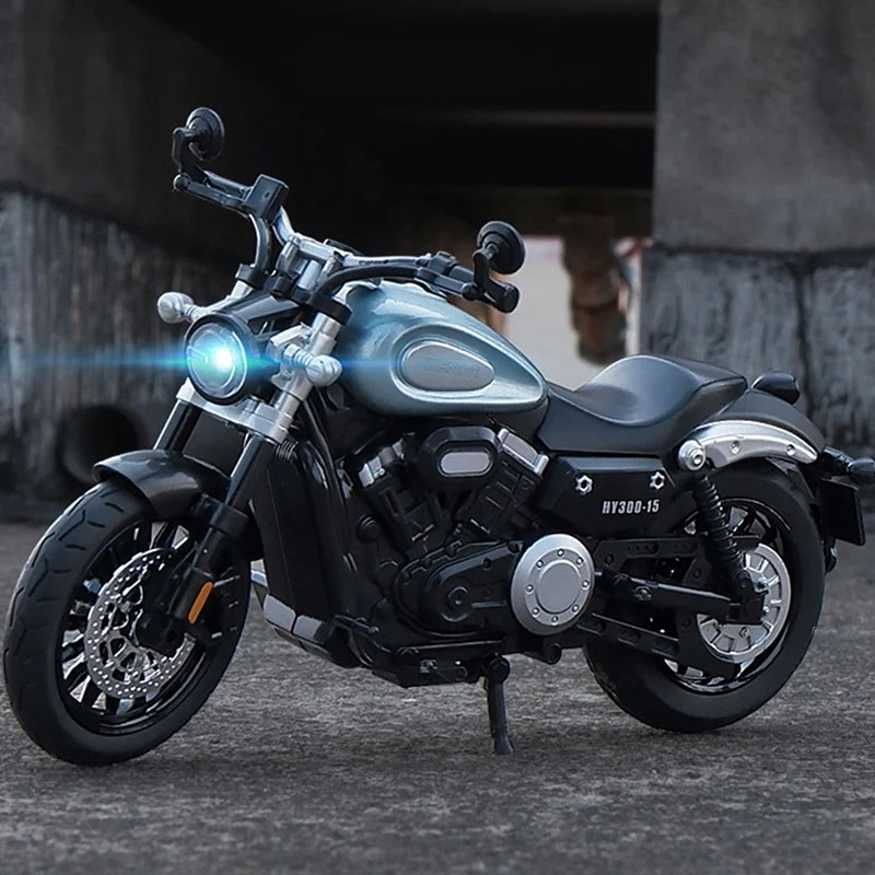 1:12 Diecast BENDA Chinchilla HY300  Model Bike