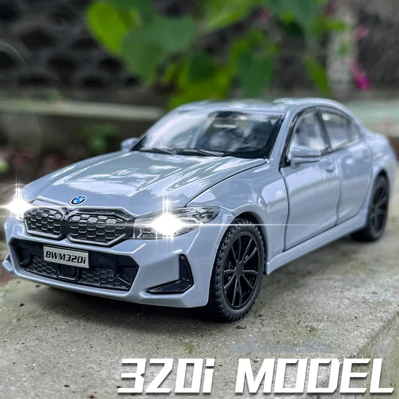1:32 Diecast BMW 320i Light & Sound Model Car