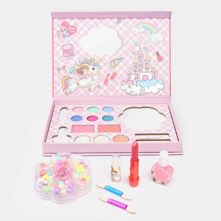2in1 Realistic Princess Makeup & DIY Beads Kit