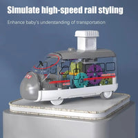 Thumbnail for Rail Light-up Rotating Gear Push & Go Toy