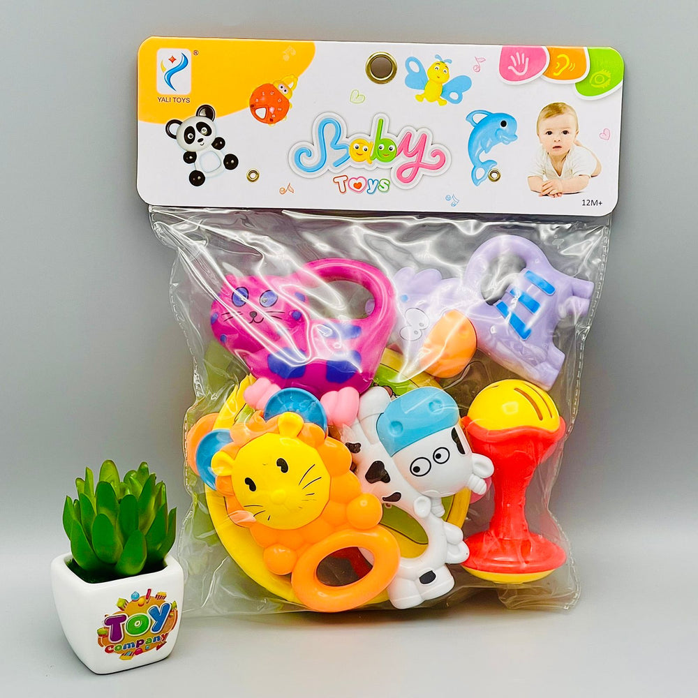Animal Shaped Baby Rattles with Dafli