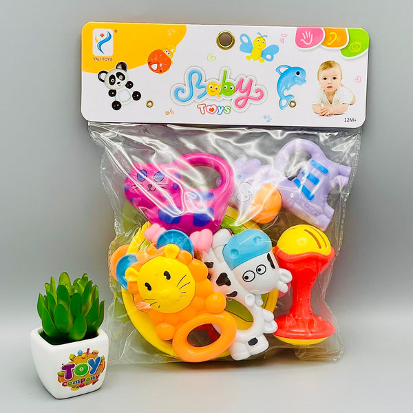 Animal Shaped Baby Rattles with Dafli