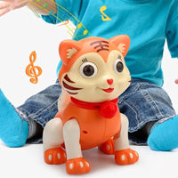 Cute Electric Walking Light & Musical Tiger