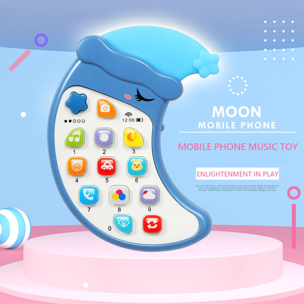 Moon Shaped Phone & Teether Toy
