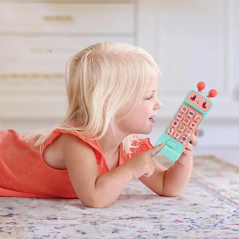 Robot Shaped Kids Musical Puzzle Mobile Phone
