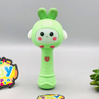 Baby Cute Musical Rabbit Stick With Lights