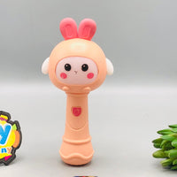 Baby Cute Musical Rabbit Stick With Lights