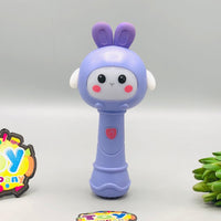 Baby Cute Musical Rabbit Stick With Lights