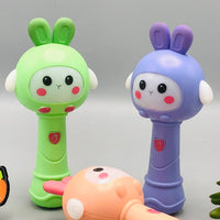 Baby Cute Musical Rabbit Stick With Lights