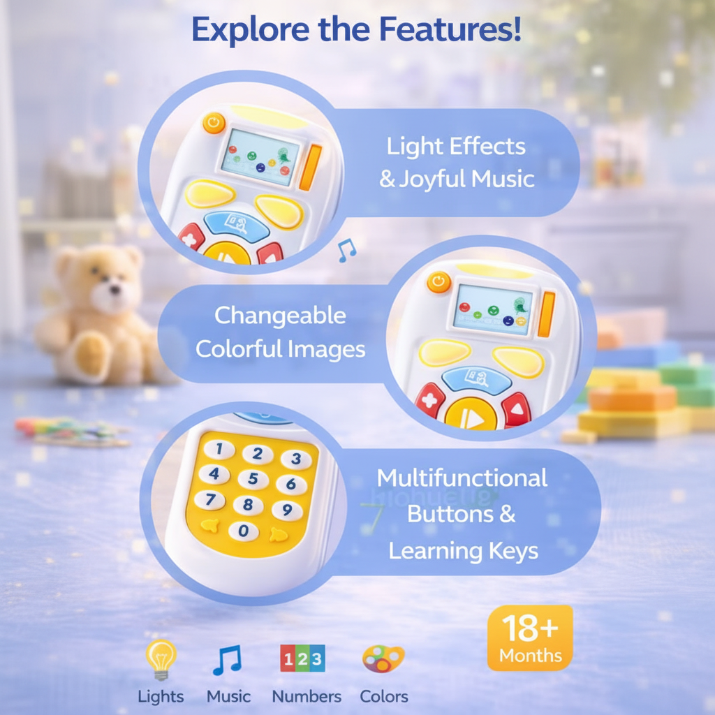 Baby Learning Remote With Music