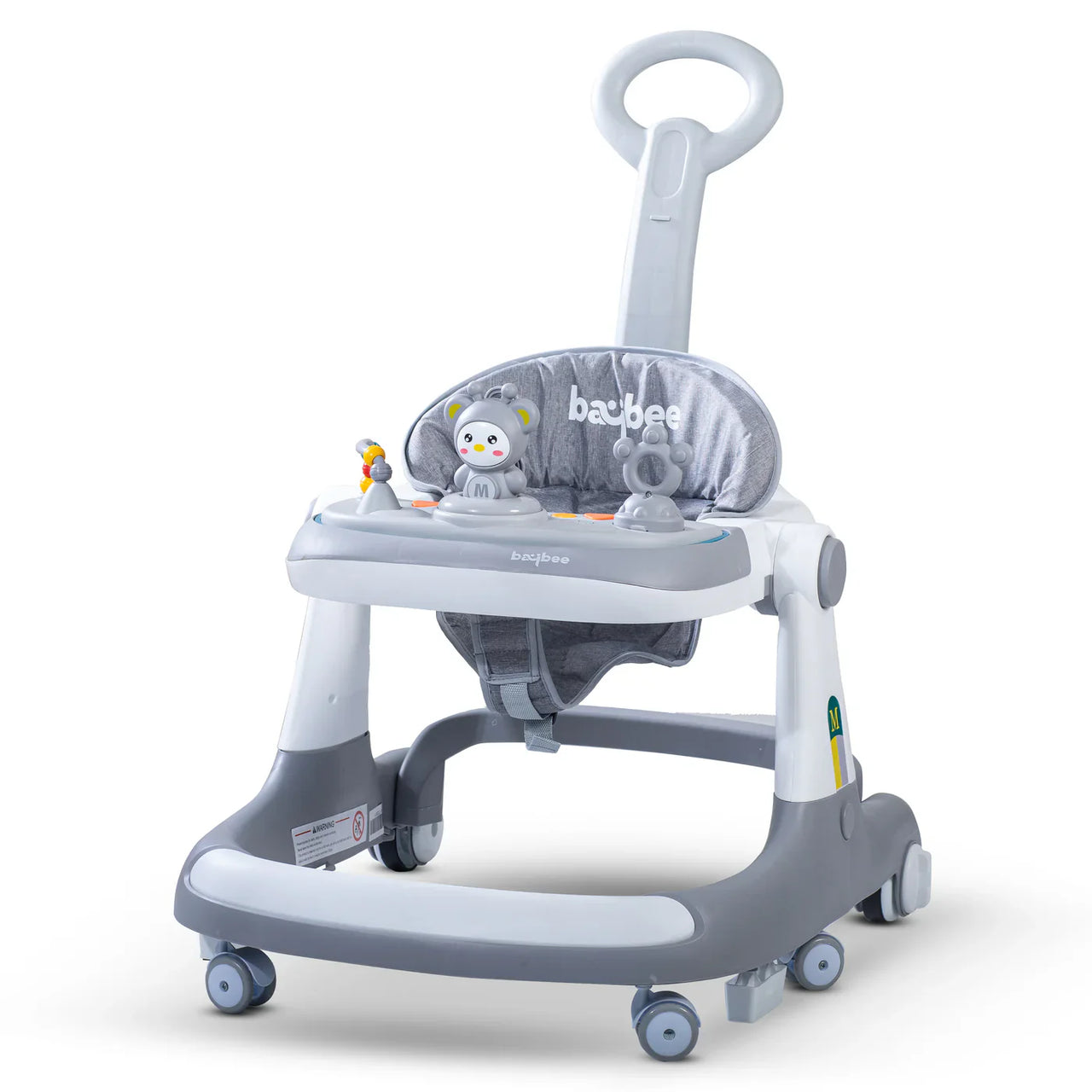 Multi-functional 3in1 Baby Monkey Musical Walker - Gray