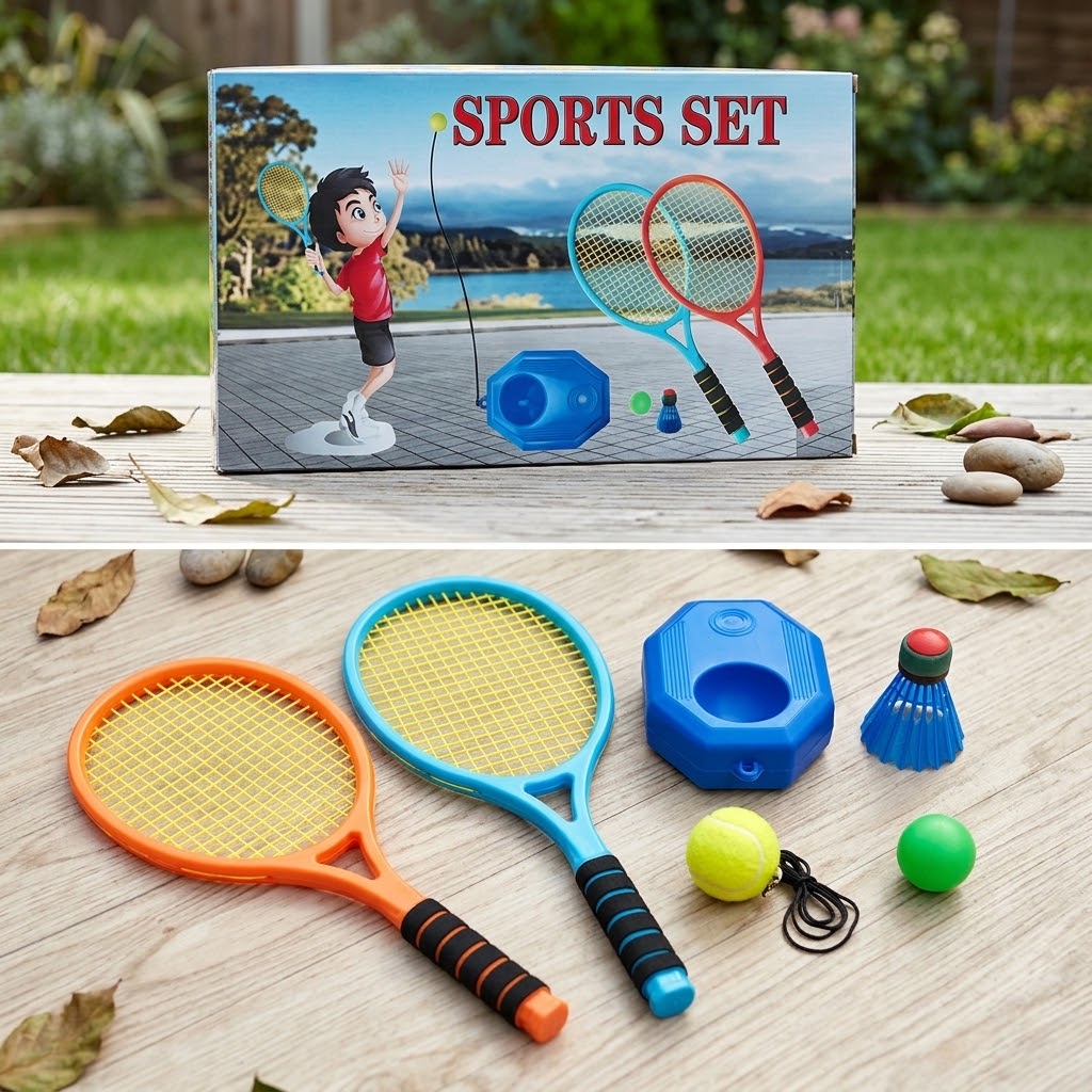 Kids Badminton Tennis Sports Set