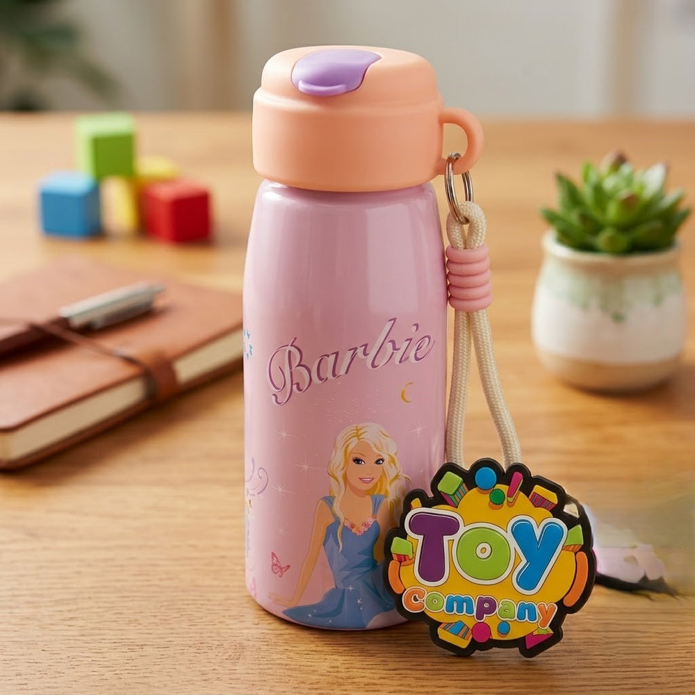 Barbie Themed Kids Steel Water Bottle