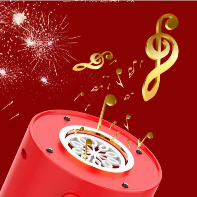 Battery Operated Colorful Firework Bubble Machine