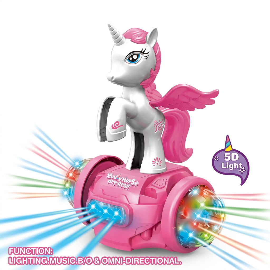Battery Operated Dancing Unicorn With Lights & Music