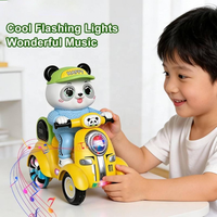 Battery Operated Electric Panda Scooter With Light & Music