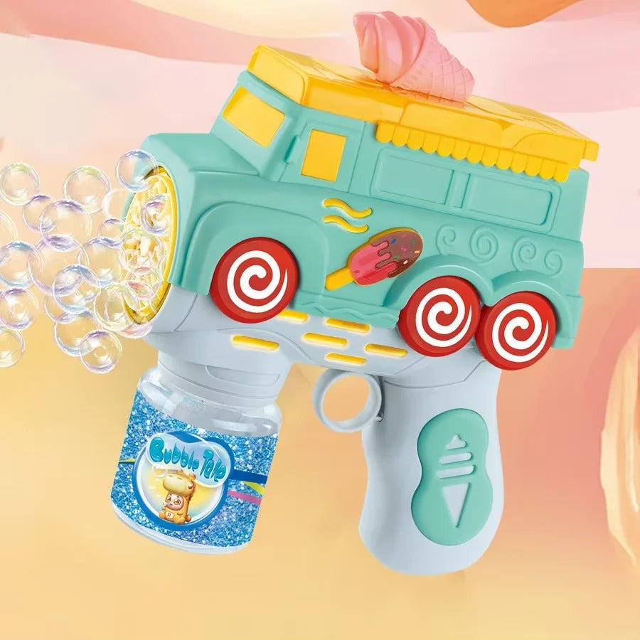 Battery Operated Ice Cream Van Bubble Gun