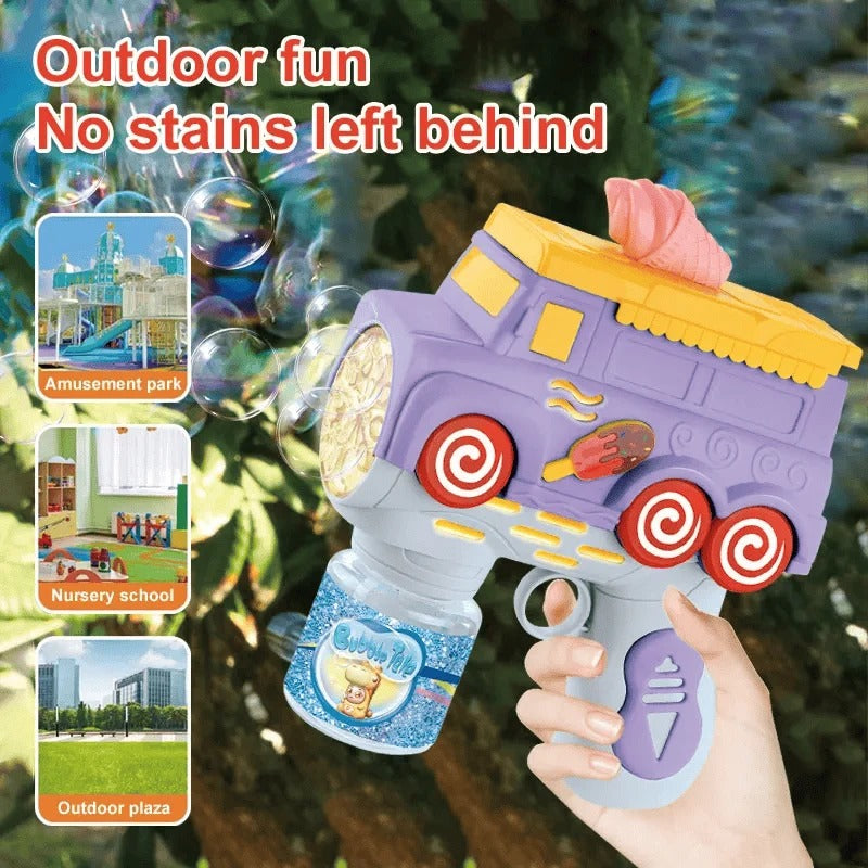 Battery Operated Ice Cream Van Bubble Gun