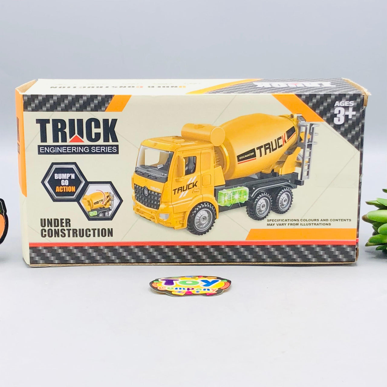 Battery Operated Kids Construction Mixer Truck Toy