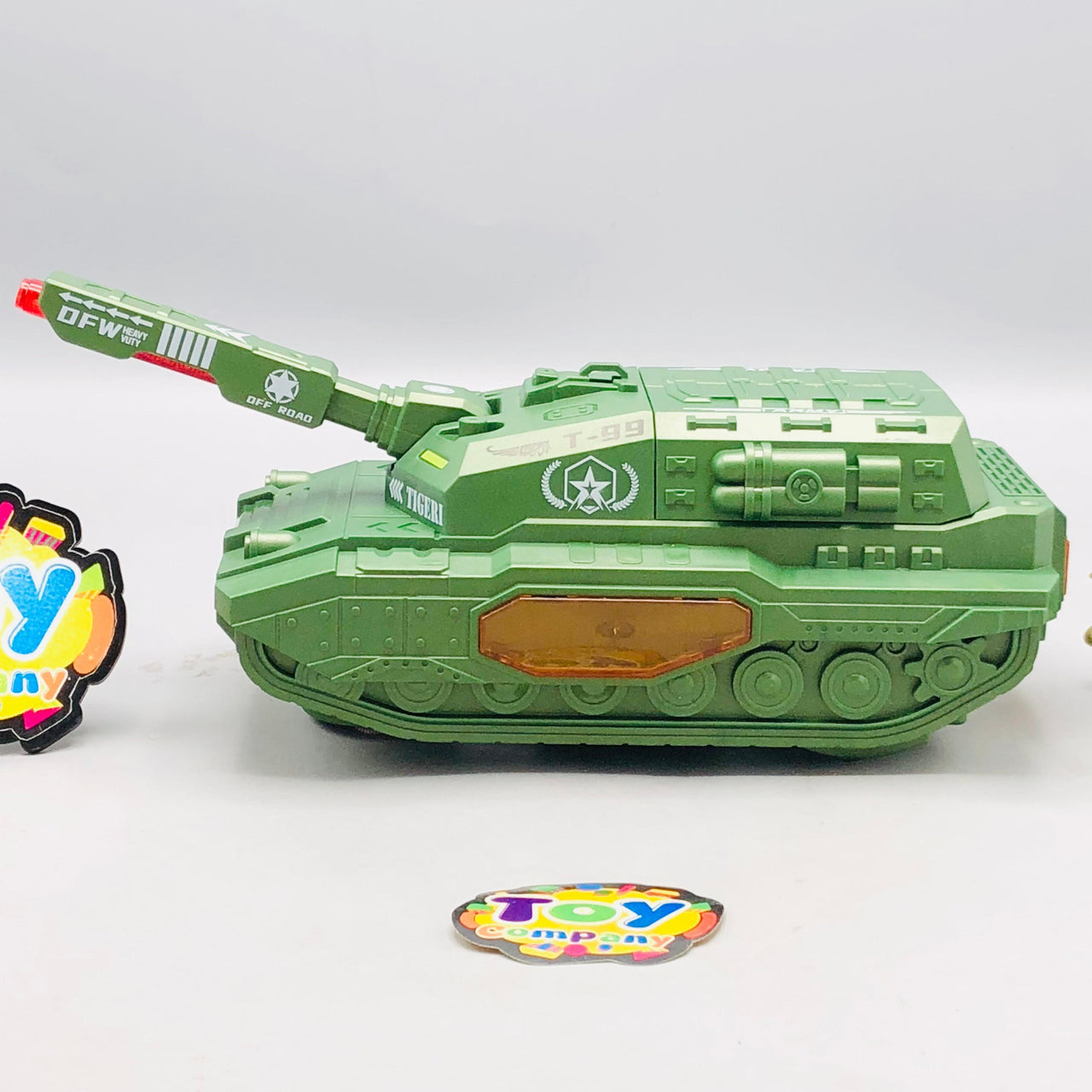 Battery Operated Kids War Military Tank With Light & Music