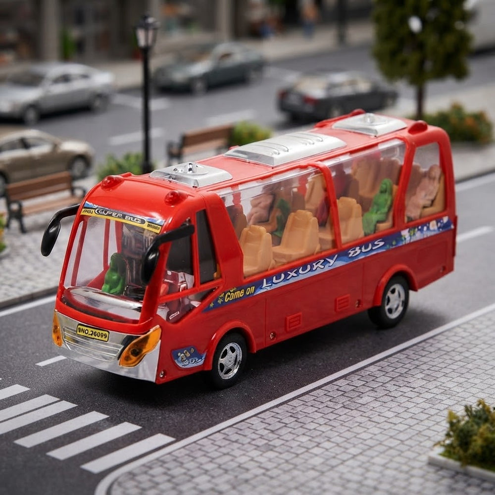 Battery Operated Luxury Public Bus With Light & Sound