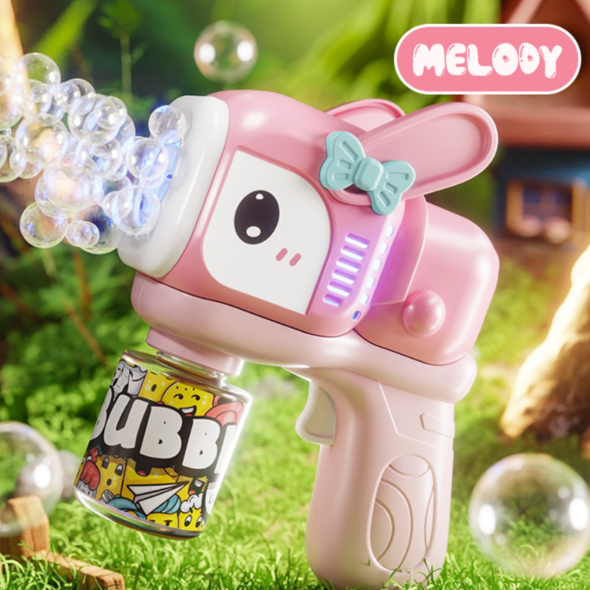 Battery Operated My Melody Colorful Bubble Gun