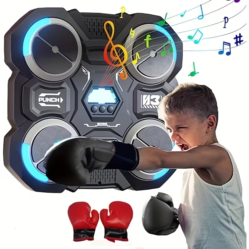 Battery Operated Premium Musical Boxing Target Machine