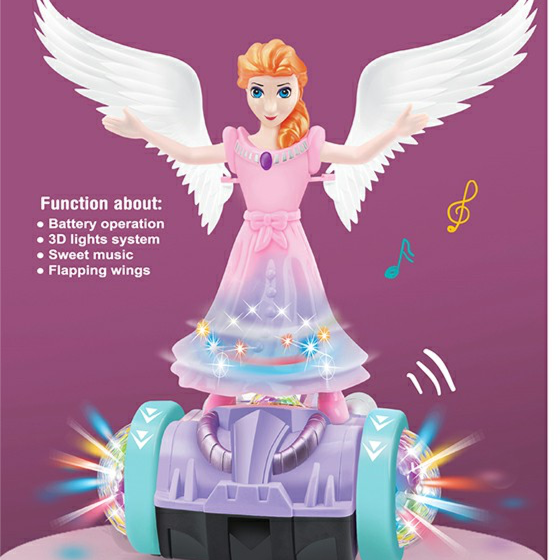 Battery Operated Princess Balance Car With Music