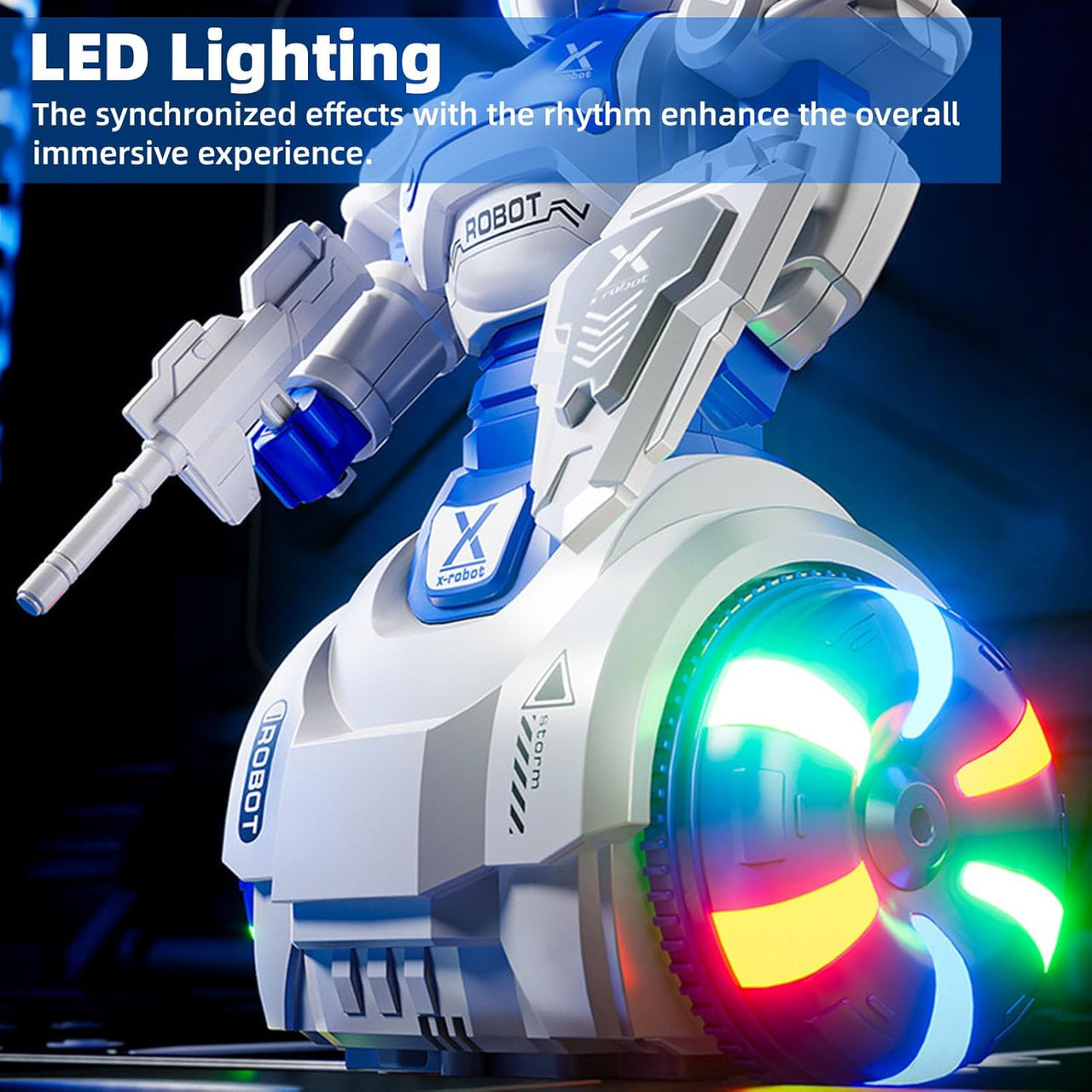 Battery Operated Dancing Robot With Light & Music