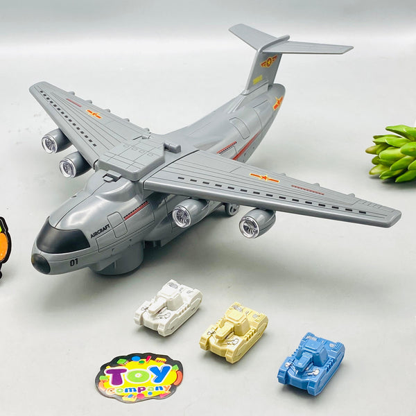 Battery Operated Transport Aircraft With Light & Music