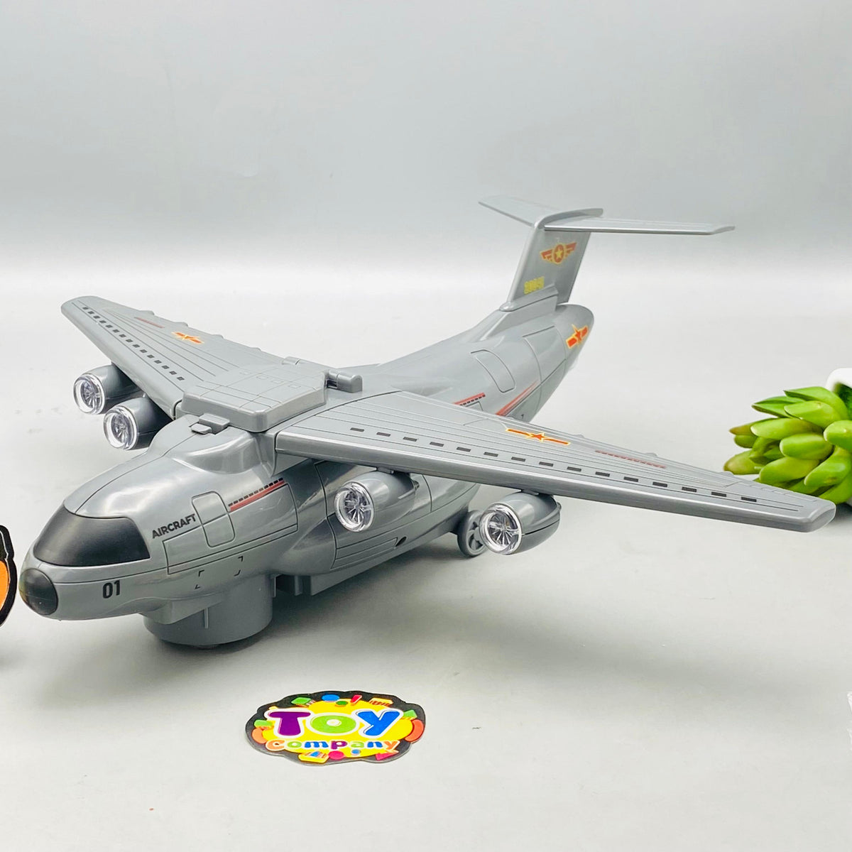 Battery Operated Transport Aircraft With Light & Music