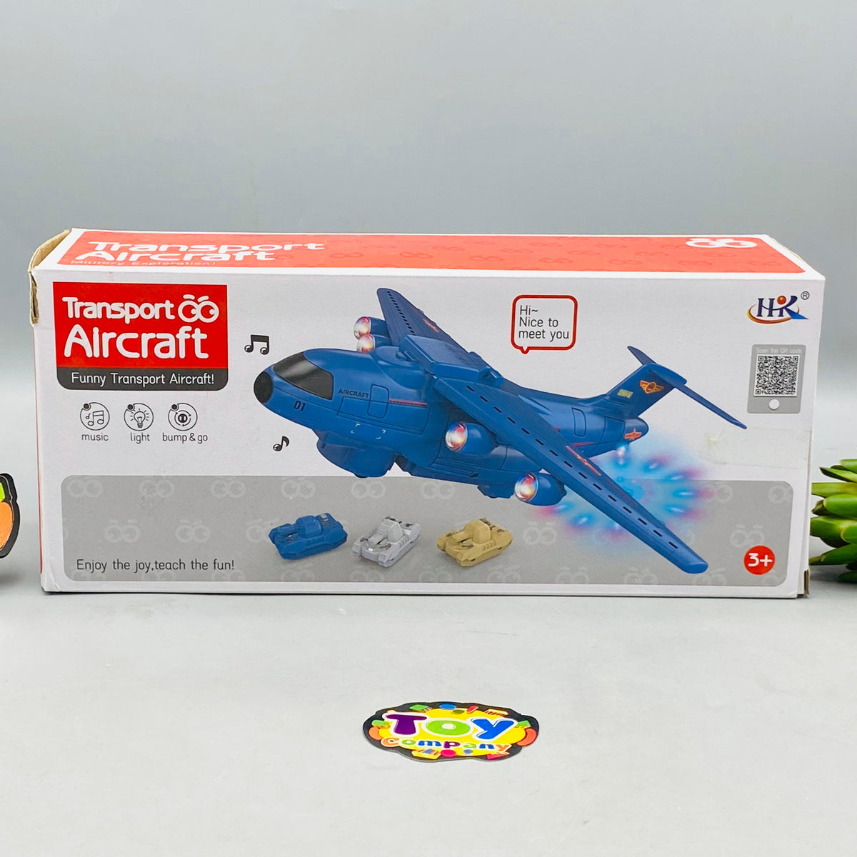 Battery Operated Transport Aircraft With Light & Music