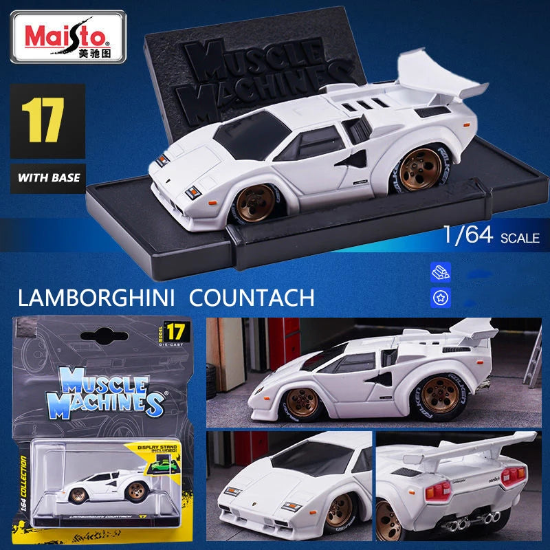Maisto Diecast 1:64 Lamborghini Countach - Without Packaging