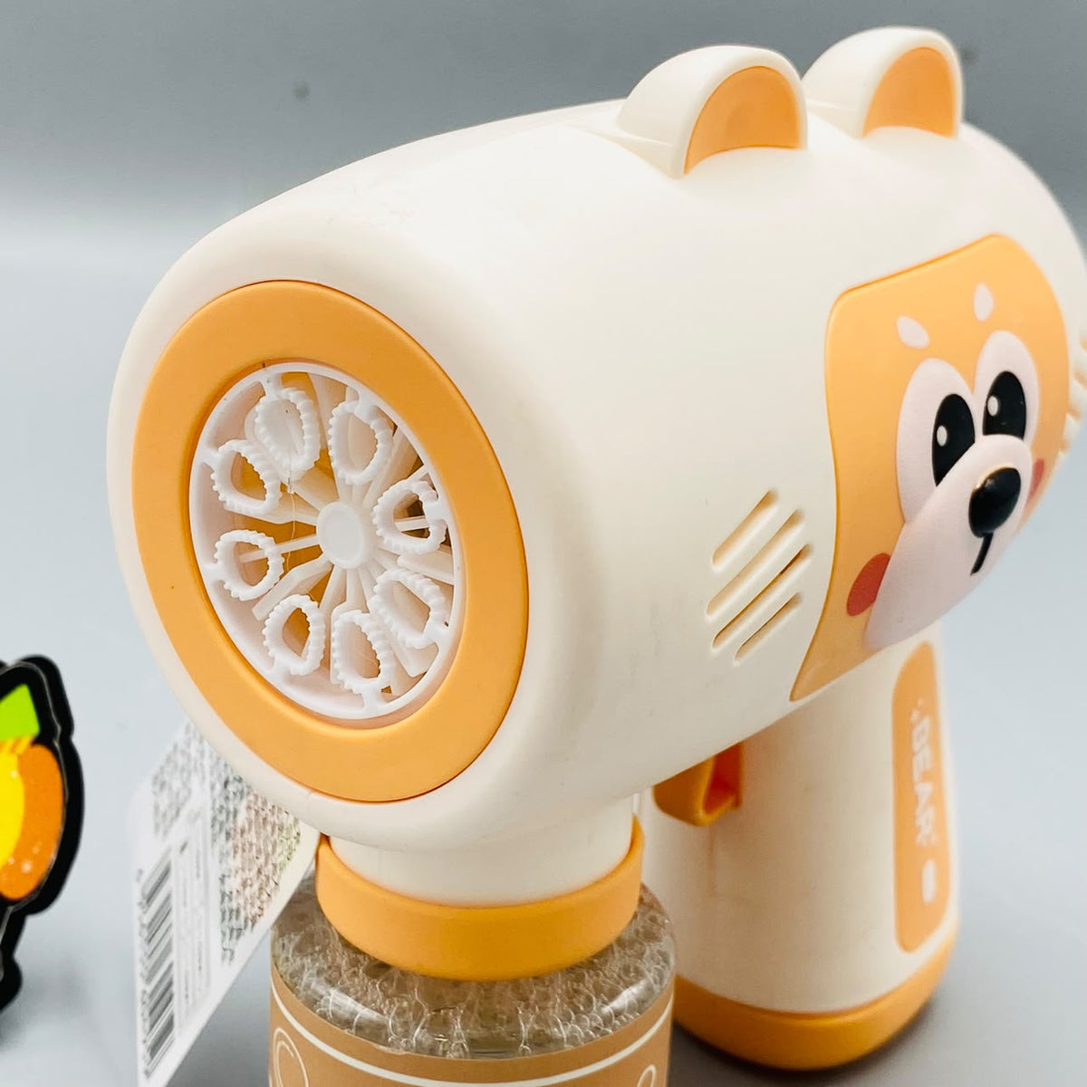 8 Holes Bear Mini Colorful Bubble Gun 