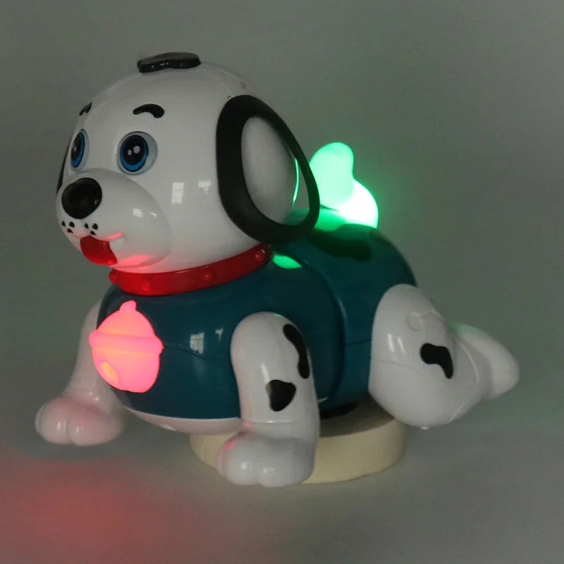Electric Crawling Dog With Light & Sound