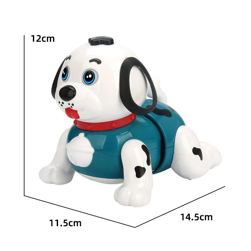 Electric Crawling Dog With Light & Sound