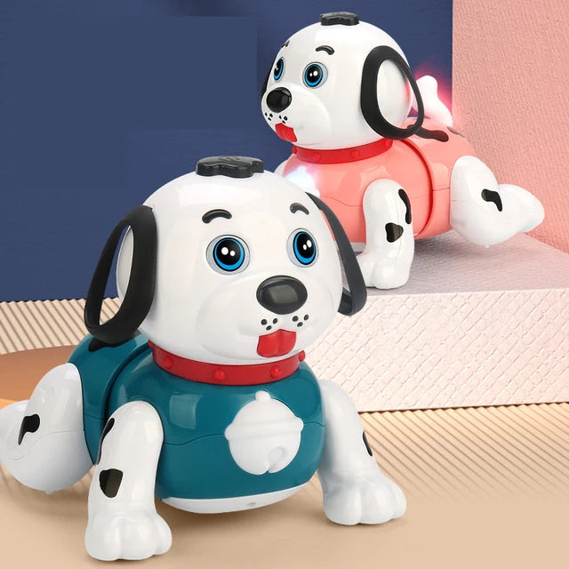 Electric Crawling Dog With Light & Sound
