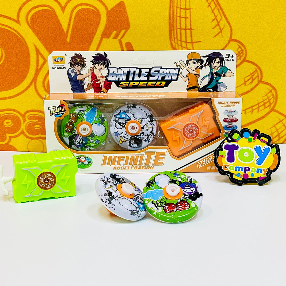 Easy Launch Battle Spin Beyblade - 2 Pieces