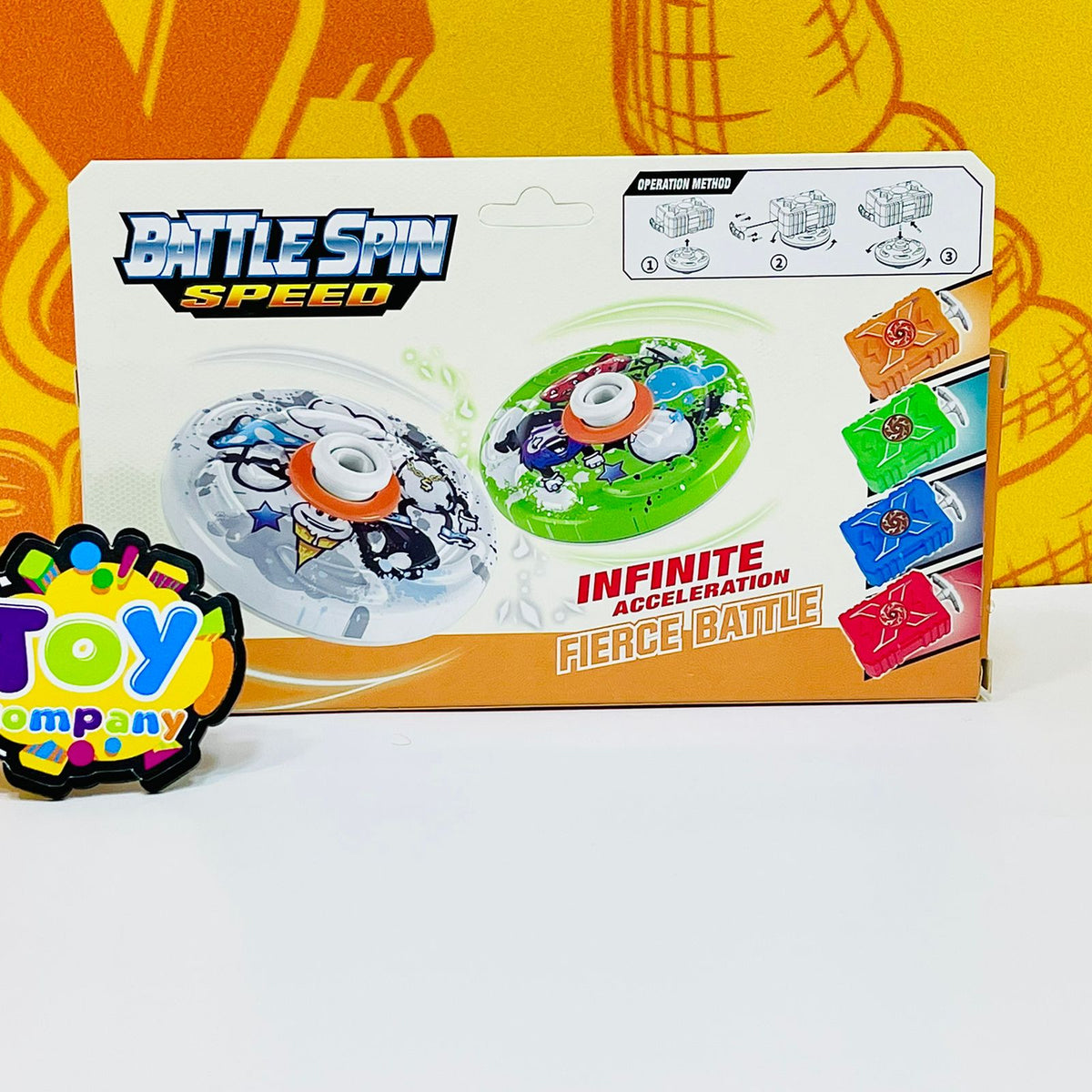 Easy Launch Battle Spin Beyblade - 2 Pieces