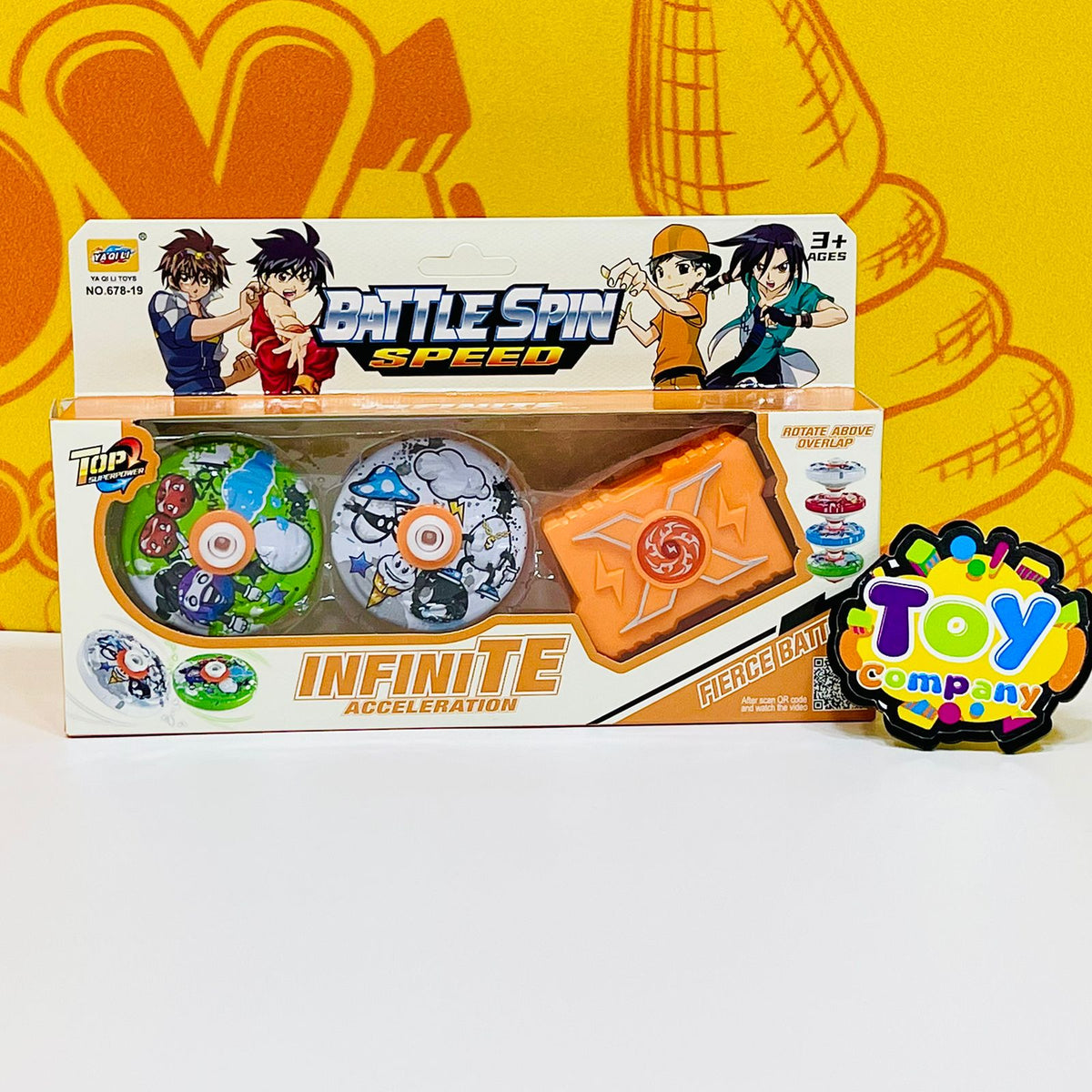 Easy Launch Battle Spin Beyblade - 2 Pieces