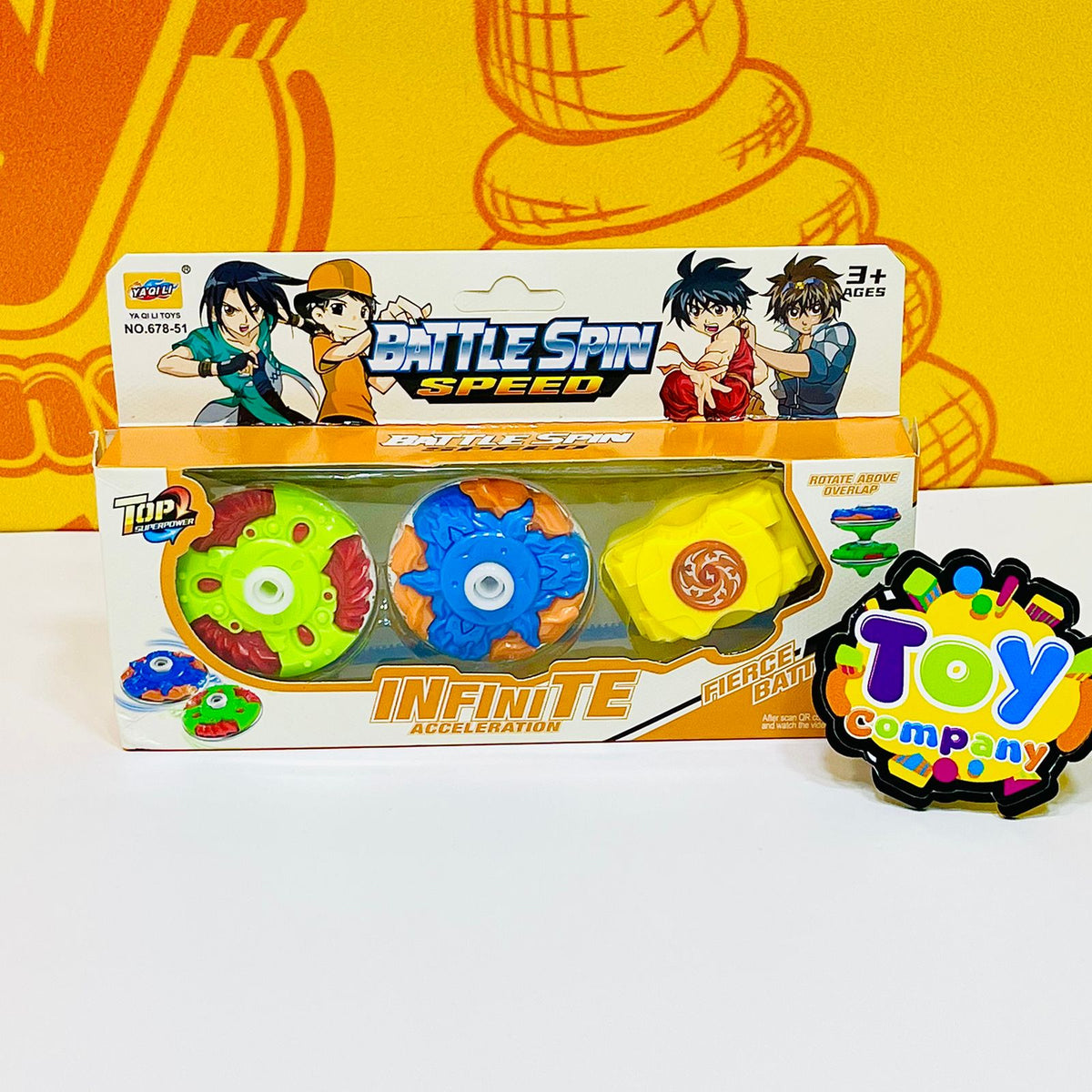 Battle Spin Beyblade - 2 Pieces