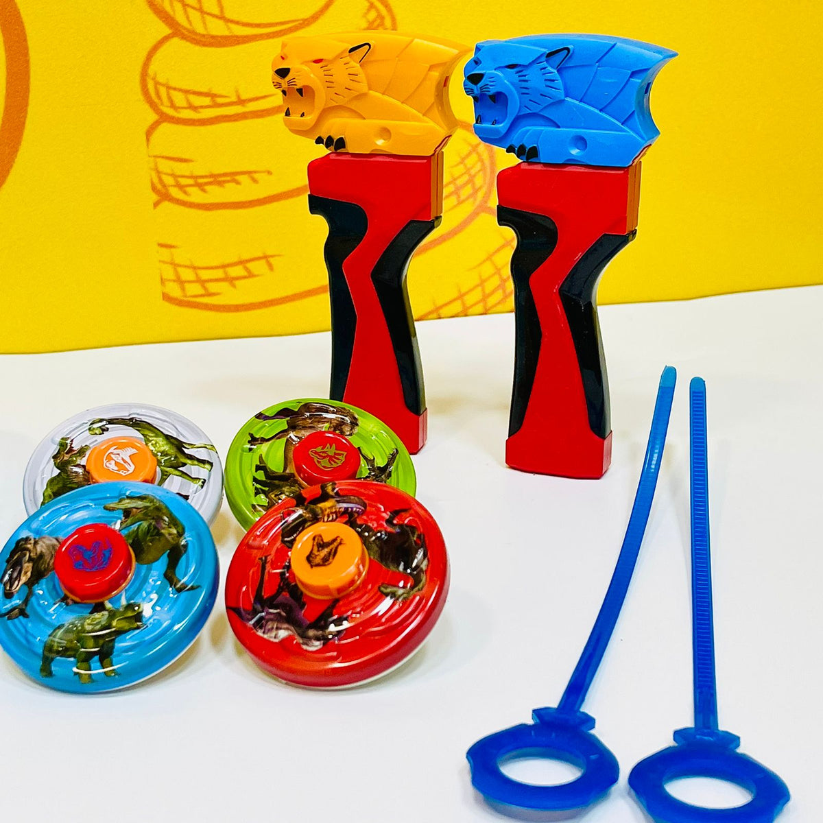 Battle Spin Beyblade - Set of 4