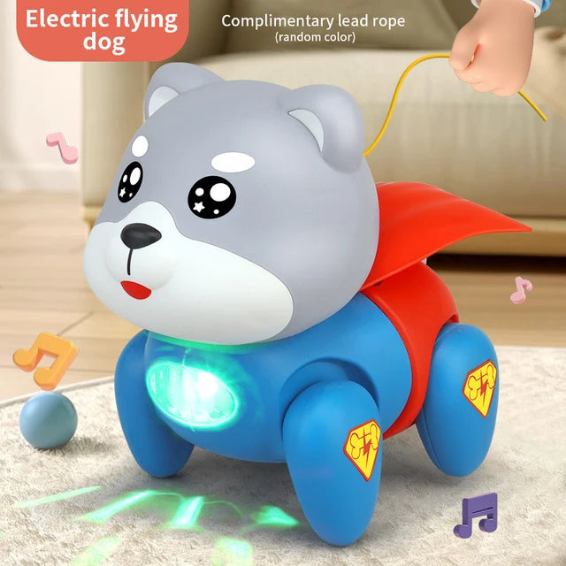 Light & Musical Electric Crawling Super Dog