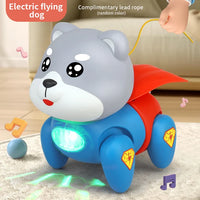 Light & Musical Electric Crawling Super Dog